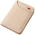 24hShop Beige pung i imiteret læder