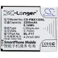 24hShop Batteri til SmartPhone, mobil til PHICOMM 2S, X130V, X130W osv.