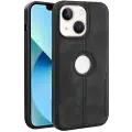 24hShop Kunstlæderskal til iPhone 13 - Svart