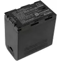 24hShop Batteri til kamera til JVC GY-HMQ10, GY-HM600E, GY-HM600EC osv.