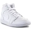 Jordan Air Jordan 1 Mid-sko til kvinder - hvid