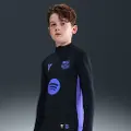 Nike FC Barcelona Strike Away Kobe Dri-FIT Pre-Match-fodboldtræningstrøje til større børn - sort