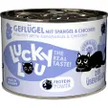 Lucky Lou Økonomipakke Lucky Lou Voksen 24 x 200 g - Steriliseret fjerkræ