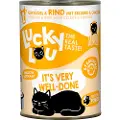 Lucky Lou Steriliseret 6 x 400 g - Fjerkræ og oksekød