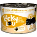 Lucky Lou Økonomipakke Lucky Lou Voksen 24 x 200 g - Steriliseret fjerkræ og oksekød