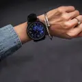 24hShop Armbåndsur Kunstlæder-urrem Cosmic Sort