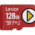 Lexar 128gb Play Micro Sdxc Uhs-i C10 A2 V30 U3 Hukommelseskort