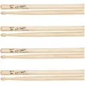 Los Cabos 5B Maple Wood Tip Drumsticks 4 Pair Pack
