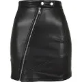 Urban Classics Synthetic Leather Biker Kort Nederdel