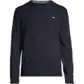 Gant Ganttil mænd. 87211 Fin navy uldtrøje med rund hals (XL), Casual, Bomuld, Lange ærmer, Blå