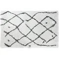Home Decor Polyester Diamanttæppe 160x230x5 Cm