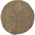 Home Decor Polyester Naturlig Søgræs Tæppe 150x0.5x150 Cm