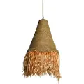 Home Decor Iron Natural Jute 44x44x67 Cm Loftslampe
