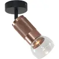 QAZQA Moderne loftspotlight mørk bronze justerbar - Veerle