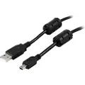 Deltaco USB 2.0 kabel Type A Ha - Type Mini B Ha 2m 7340004655817 Modsvarer: N/A