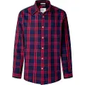 Pepe Jeans Pepe Jeanstil mænd. PM3090839 Conrad navy skjorte (XL), Casual, Bomuld, Lange ærmer, Blå