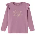 Name It Mini Økologisk Bomuld Top Med Lange Ærmer