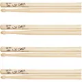 Los Cabos 2B Maple Wood Tip Drumsticks 4 Pair Pack