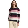 Tom Tailor Knit Structured Striped Trøje
