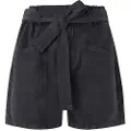 Pepe Jeans Pepe Jeanstil kvinder. PL801097 Shorts Valle sort (S), Casual, Grå, Bomuld