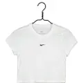 Nike Sportswear Cropped-T-shirt til større børn (piger) - hvid