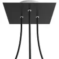Creative Cables Kroq203tf103 Rose-one Square Mat Sort Rose-sæt