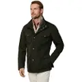 Hackett Londontil mænd. HM4000043 Velospeed-jakke grøn (L), Casual, Polyester