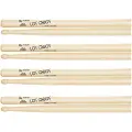 Los Cabos 7A Hickory Wood Tip Drumsticks 4 Pair Pack