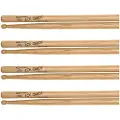 Los Cabos Jazz Red Hickory Wood Tip Drumsticks 4 Pair Pack
