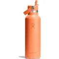 Hydroflask 21 Oz Standard Flex Straw Cap orange