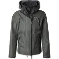 Superdry Superdrytil mænd. M5012100A Grå vindjakke med hætte (XXL), Casual, Genanvendt polister, Bæredygtig