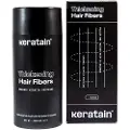 Keratain hårfibre - Sort (25 gr)