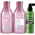 Redken Care & Volume Set - 300ml+300ml+250ml