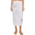 Sundek Long Linen With Front Opening Lang Nederdel