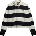 Superdry Ath Essential Stripe Polo Med Lange ærmer