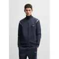 Hugo Boss BOSStil mænd. 50530036 Sweatshirt Skaz navy (5XL), Casual, Sport, Bomuld, Multisport, Blå