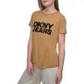 DKNY Flocked Logo T-shirt Med Korte ærmer