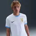 Nike Uruguay 2024/25 Stadium Away (herrehold) Nike Dri-FIT Replica-fodboldtrøje til mænd - hvid