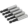 Bahco Universal Magnetisk Bitholder Til 1-4´´ Sekskant 5 Stk 60 Mm