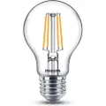 Signify LED pære Classic Standard 4,3W/827 (40W) Klar 3-pak E27