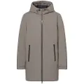 Ecoalf ECOALFtil mænd. MCMGAJKPASU00050W25-357 Grå Pasu-frakke (XL), Casual, Genanvendt polister, Bæredygtig