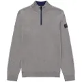 Ecoalf ECOALFtil mænd. MCMGAKNLARCH0632W25-341 Larch-jumper grå (L), Casual, Bæredygtig, Genbrugsuld