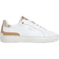 Pepe Jeans Pepe Jeanstil kvinder. PLS000007 Camden Cold hvide lædersko (38), Fast, Blonder, Casual