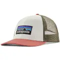 Patagonia P-6 Logo Lopro Trucker Kasket hvid