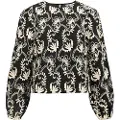 Object Mya Re Langærmet Bluse