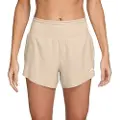 Nike Trail Dri-FIT-løbeshorts med indershorts til kvinder - hvid