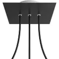 Creative Cables Kroq203lf103 Rose-one Square Matte Black Rose-sæt