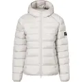 Ecoalf ECOALFtil kvinder. MCWGAJKASPEN0987W25-292 Aspen jakke off-white (XS), Hvid, Casual, Genanvendt polister, Bæredygtig