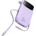 Baseus QPow 2 Powerbank 30W 20000mAh med 2xUSB-C - Lilla
