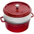 Staub Jern La Cocotte Rund Støbejernsgryde 5.25l